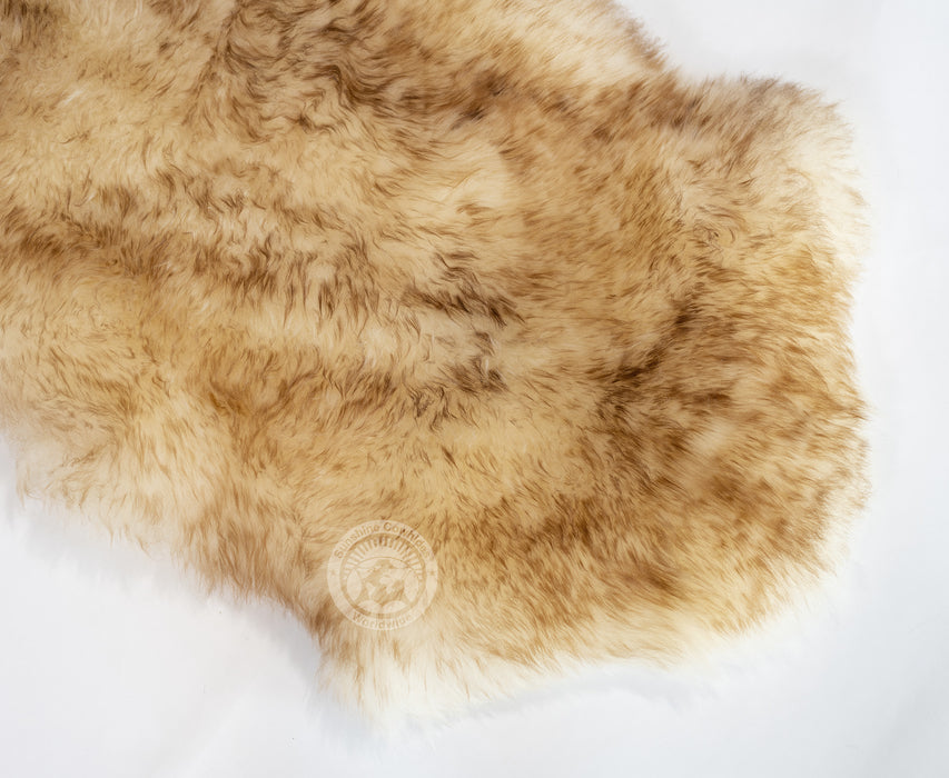 Sheepskin Rug - Exotic Brown Tipped - 2x6'
