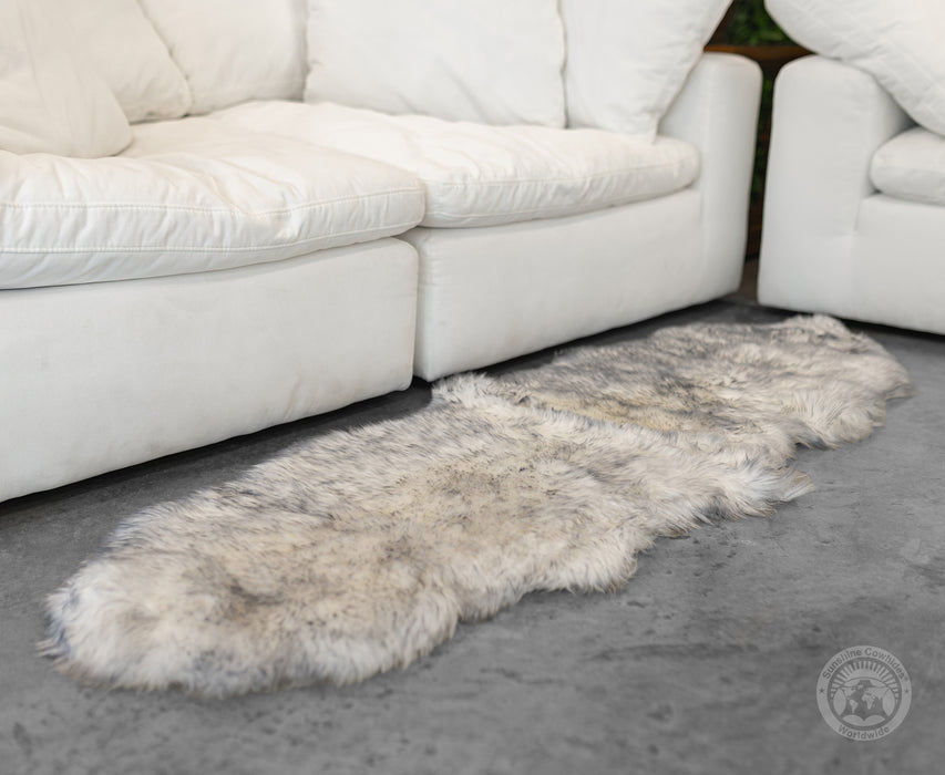 Sheepskin Rug - Exotic Grey Tipped - 2x6'