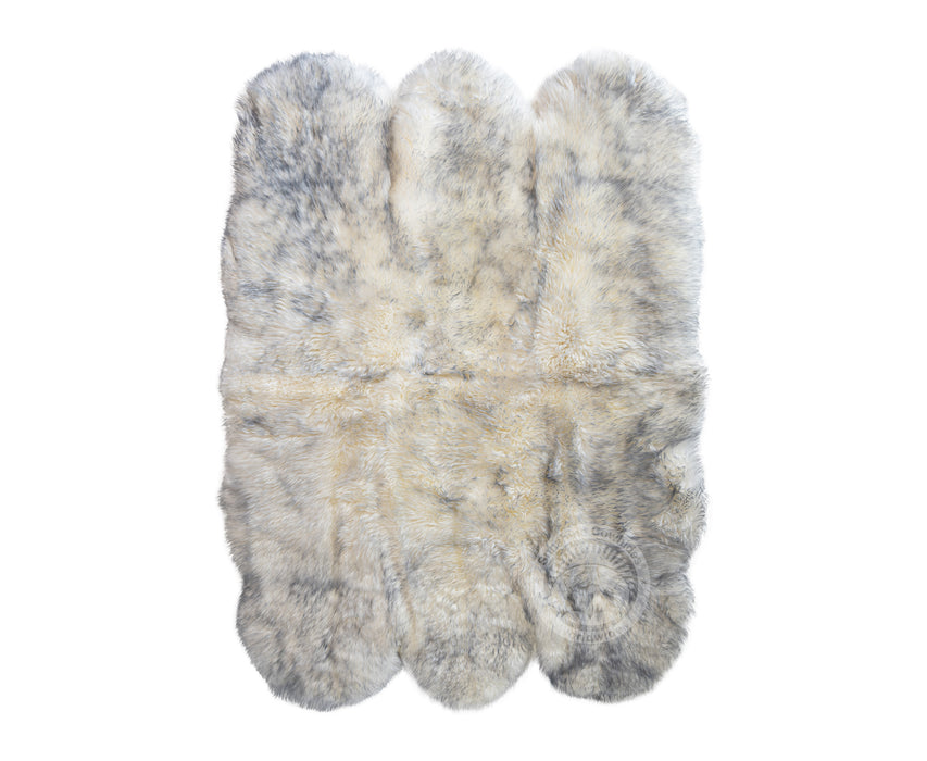 Sheepskin Rug - Exotic Grey Tipped - 5x6'