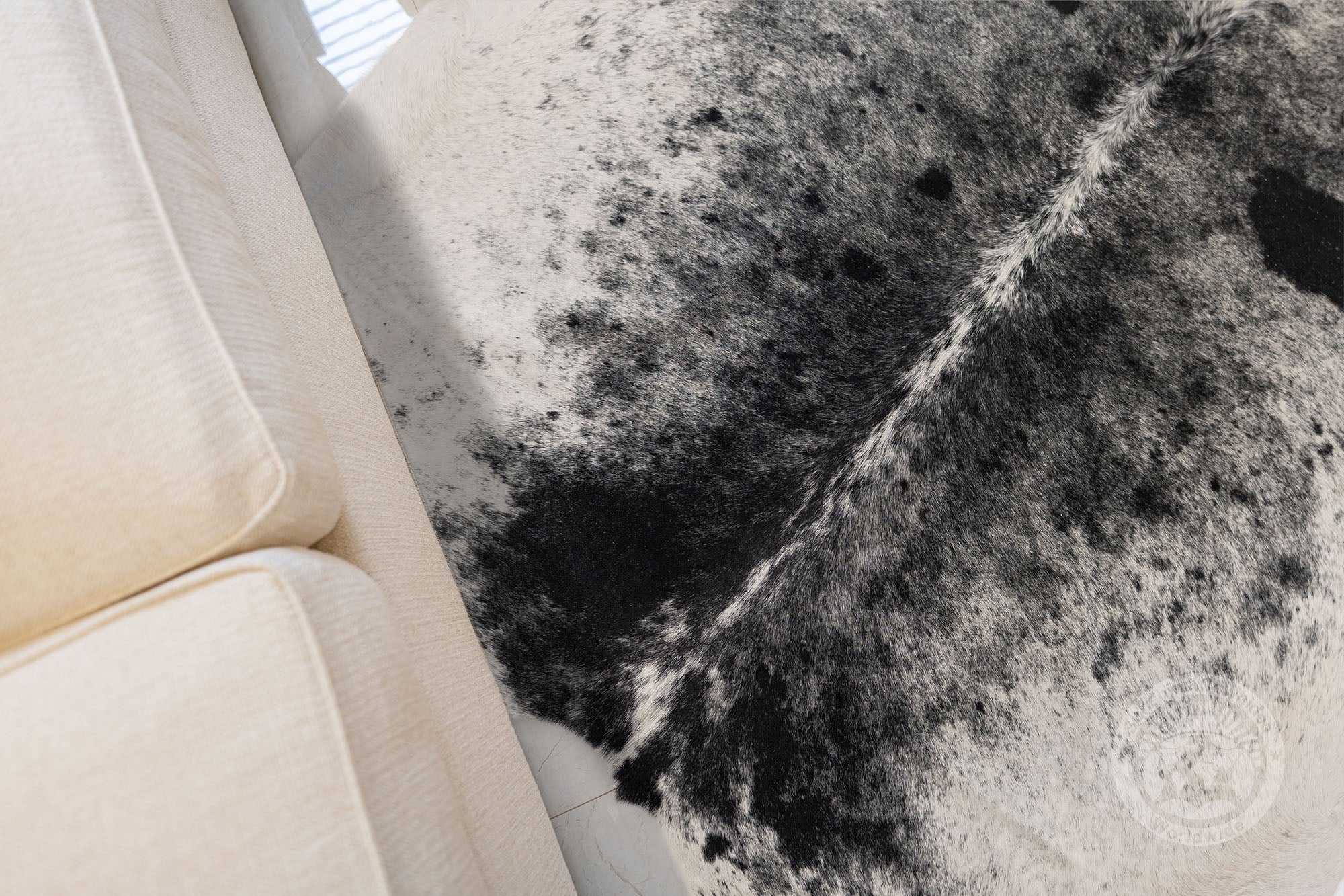Salt and Pepper Cowhide Rug — Luxury Cowhides