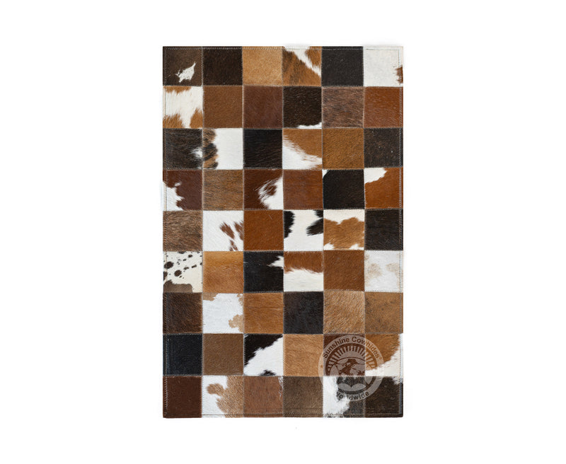 Tricolor - 22 X 34" Designer Rug - Squares