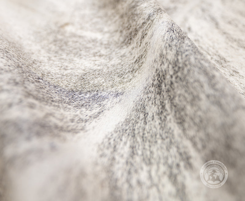 Brindle Light Grey Cowhide Rug