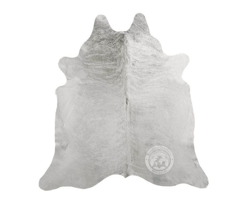 Brindle Light Grey Cowhide Rug