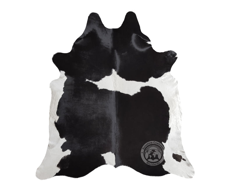 Black and White Cowhide Rug
