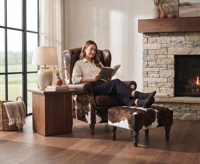 Farmhouse Wingback Chair - Backbone