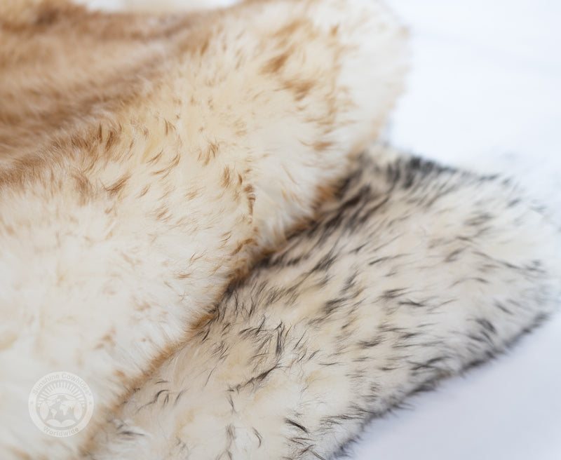 Sheepskin Rug - Exotic Brown Tipped - 6x6'
