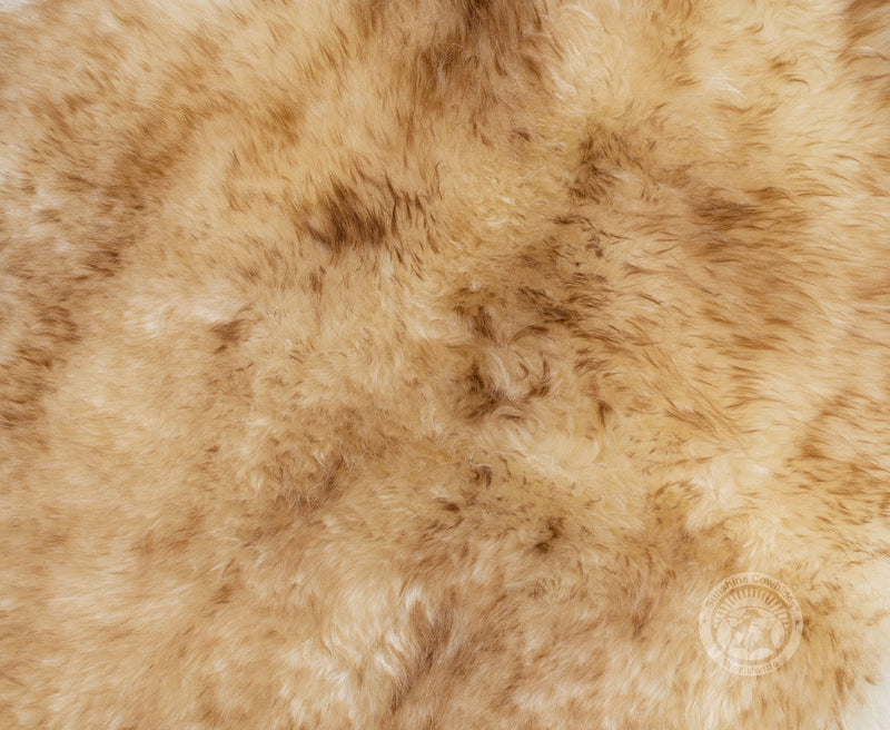 Sheepskin Rug - Exotic Brown Tipped - 6x6'