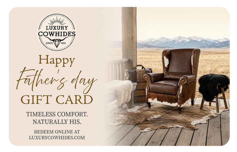 Luxury Cowhides Father's Day Gift Card