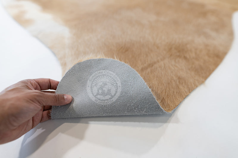 Beige Cowhide Rug