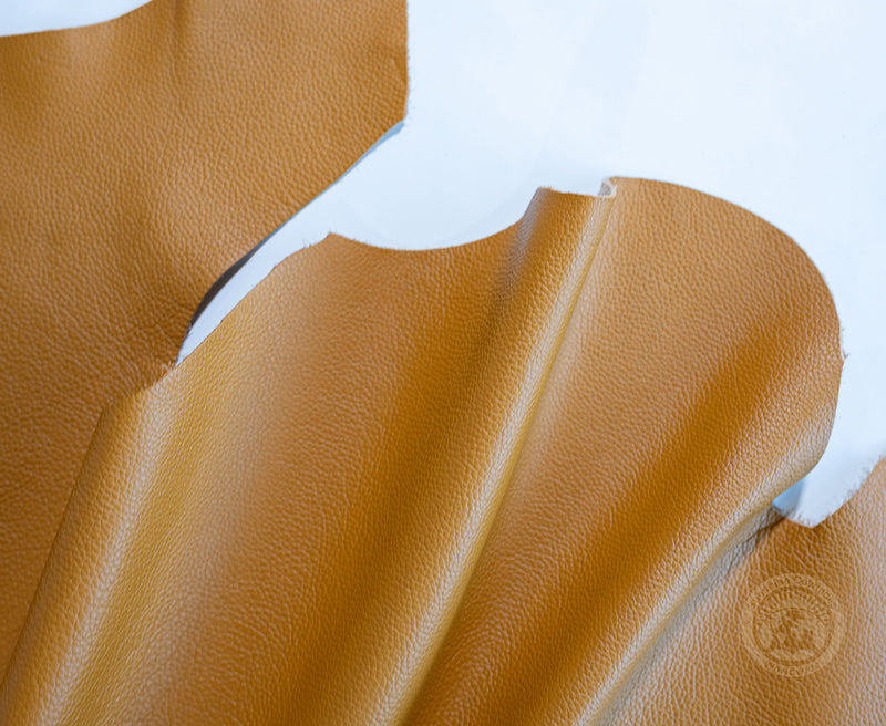 Premium Leather Sheet - Yellow Tones