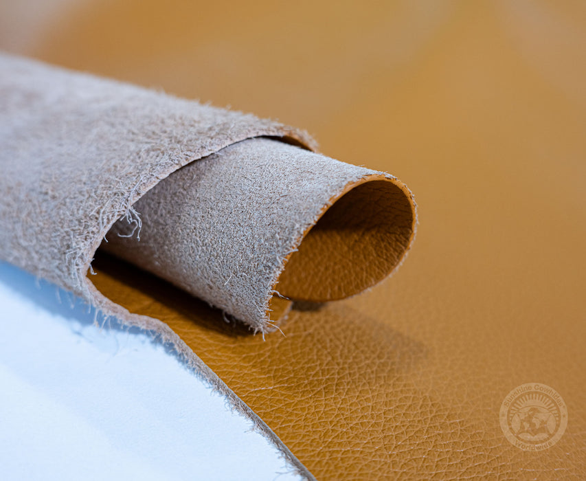 Premium Leather Sheet - Yellow Tones 12x12"