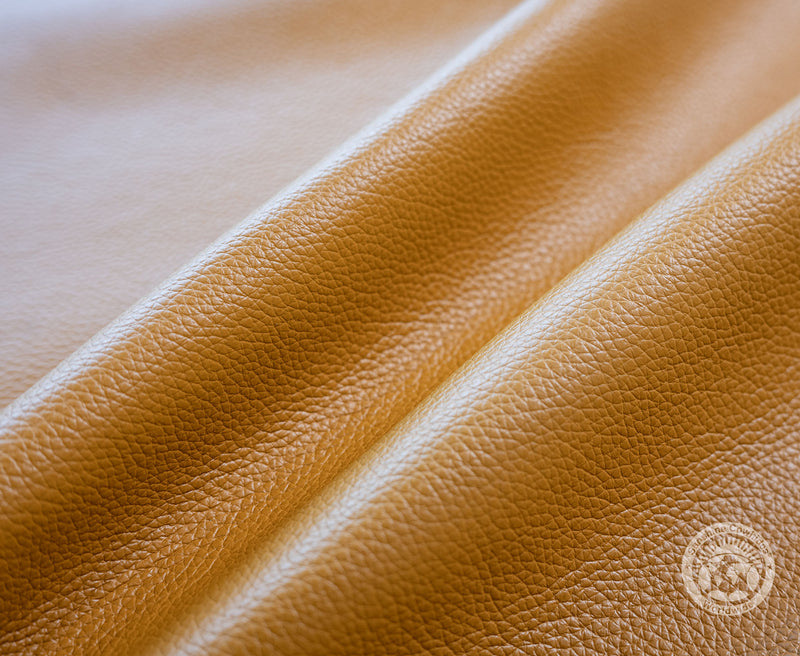 Premium Leather Sheet - Yellow Tones