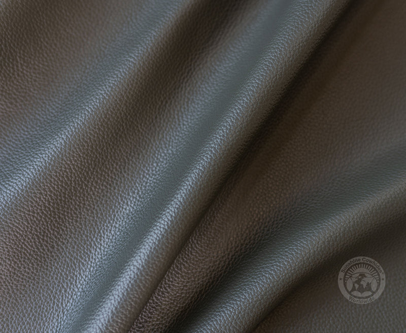 Premium Leather Sheet - Olive Green