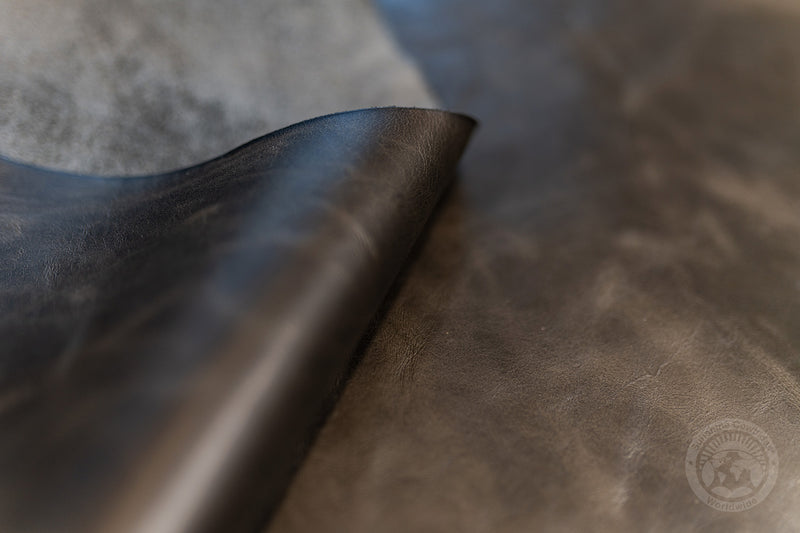 Premium Leather Sheet - Black 12x12"