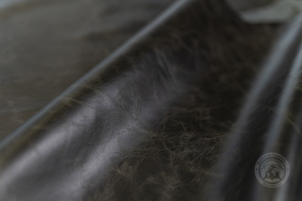 Premium Leather Sheet - Black 12x12"