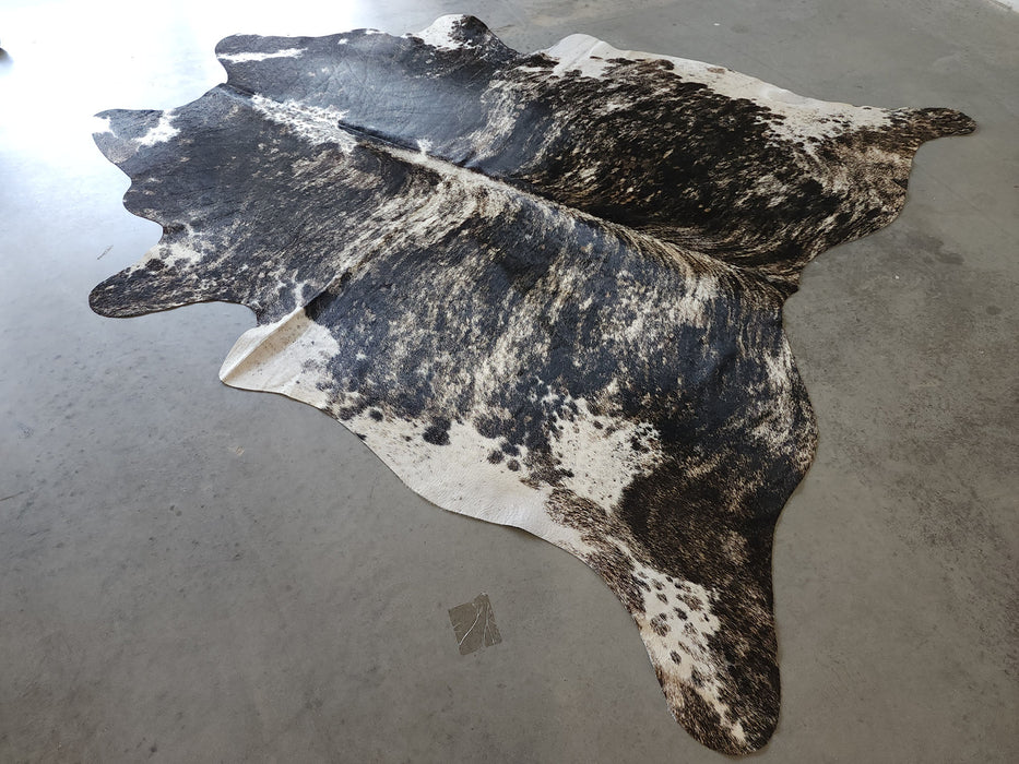 Premium Brazilian Brindle Cowhide Rug Size 8.2 X 9.0 ft