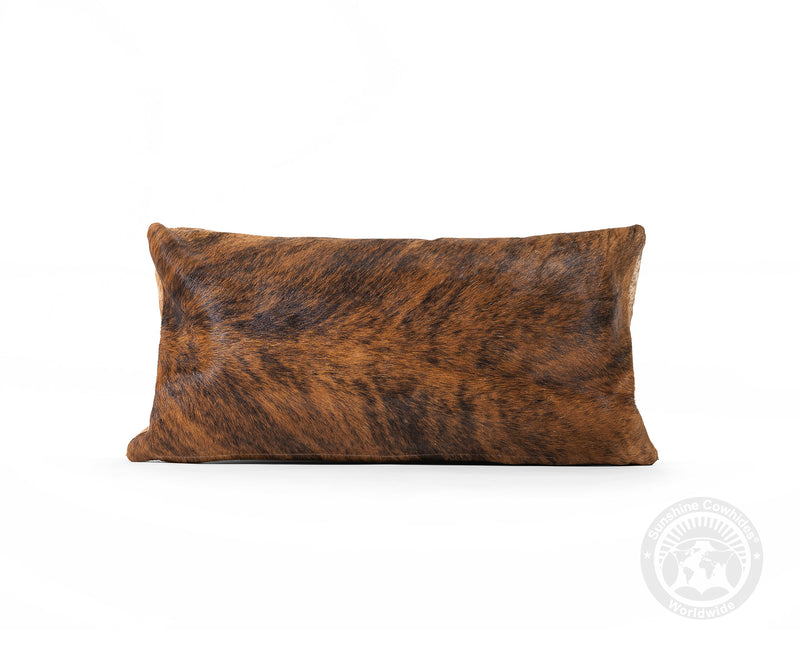 Brindle Cowhide Pillow Cover, 12" x 22"