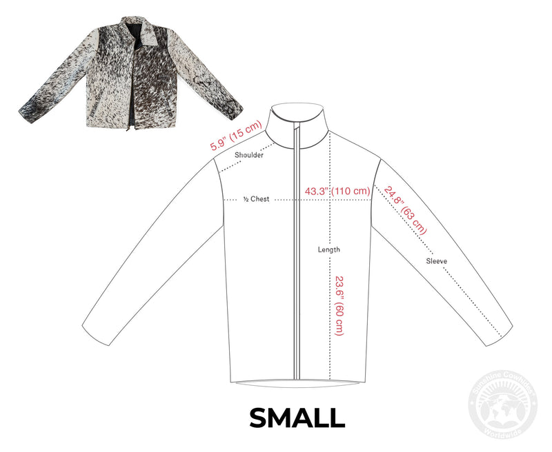 Cowhide Hair-On Jacket - Black and White