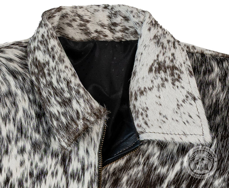 Cowhide Hair-On Jacket - Black and White