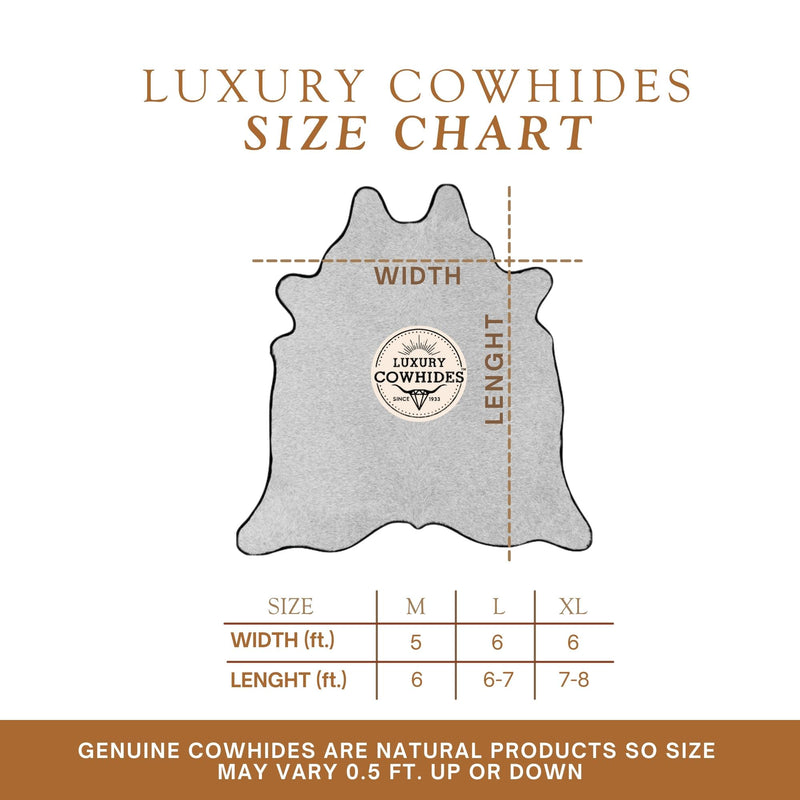 Brindle Reddish Cowhide Rug