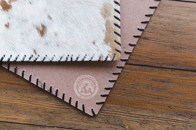 Cowhide Placemat Plain 14x17" - Set of 2, 4 or 6 Units