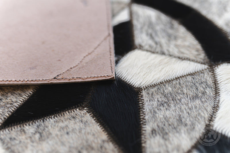 Cowhide Placemat Star 14x17" - Set of 2, 4 or 6 Units