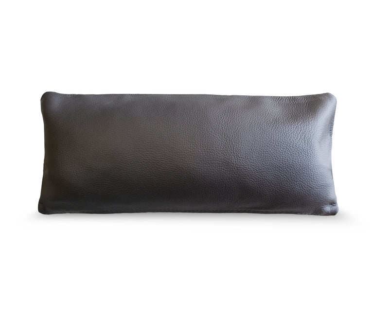 Brown & White Cowhide Pillow Cover, 7" x 15"