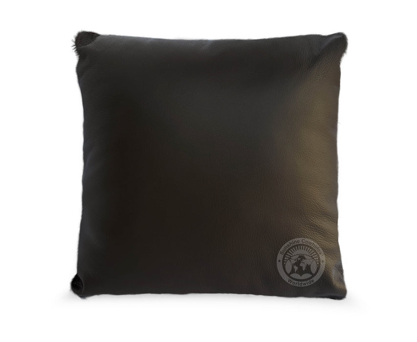 Salt and Pepper Black and White Cowhide Pillow Cover