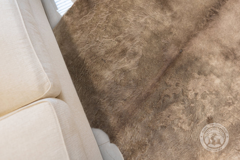 Taupe Cowhide Rug