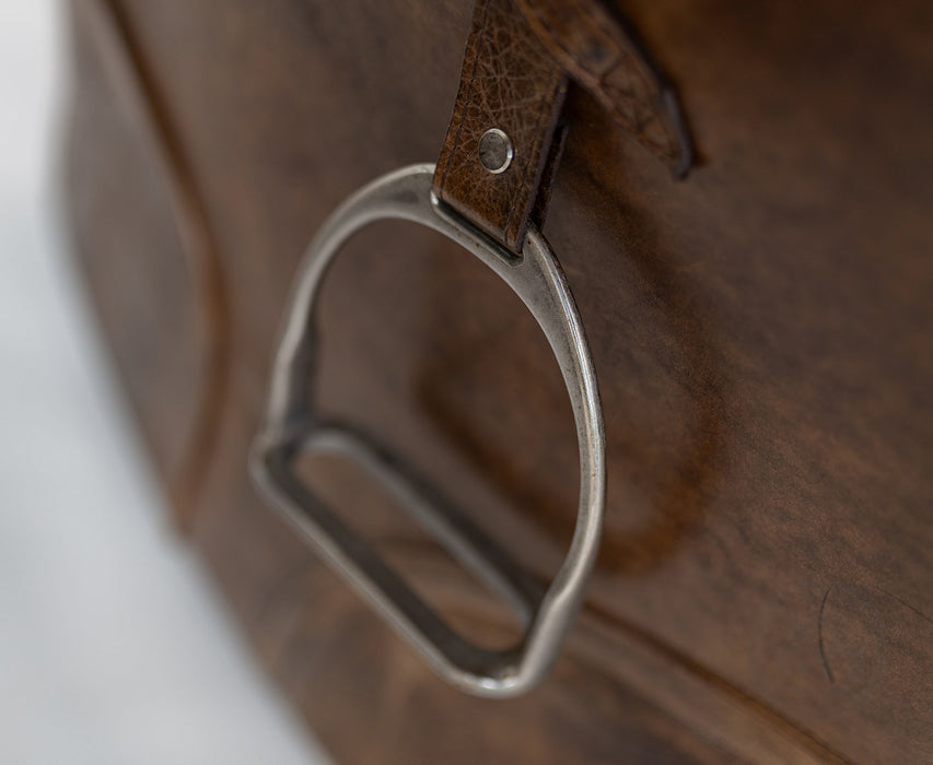 Saddle Chair & Ottoman – Crafted in Leather