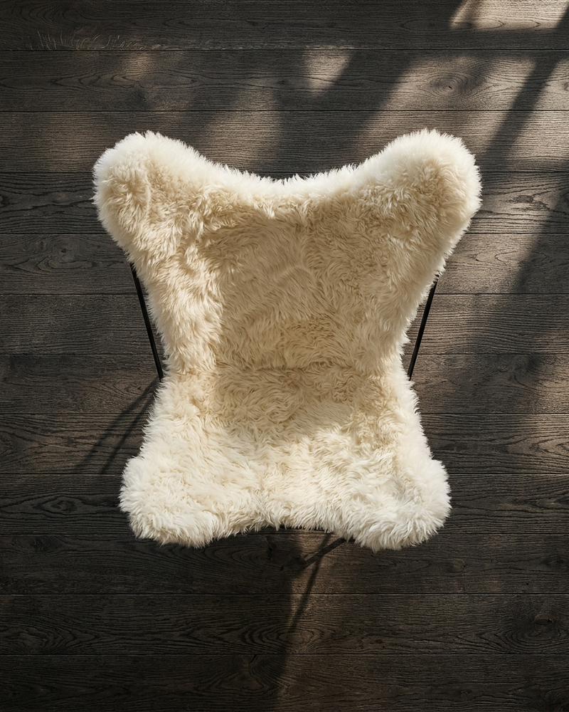Butterfly Chair - Sheepskin White