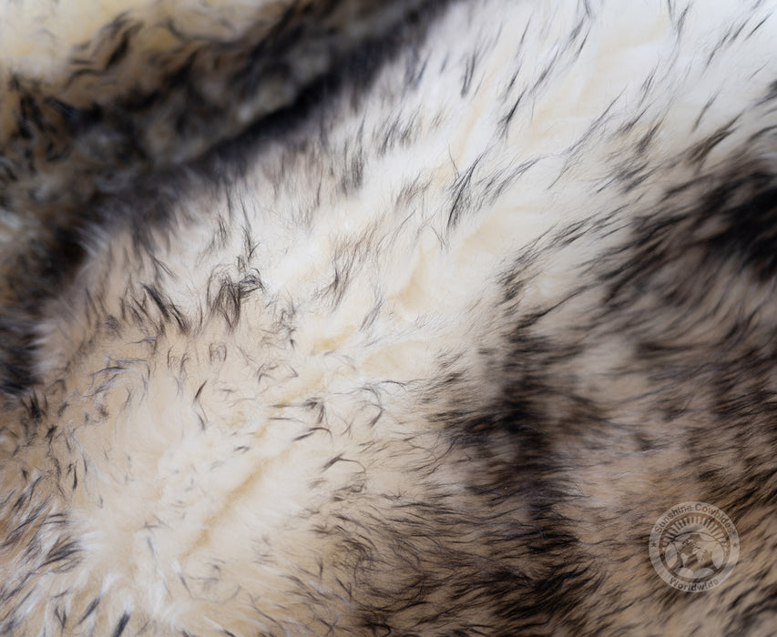 Sheepskin Rug - Exotic Grey Tipped - 6x6'