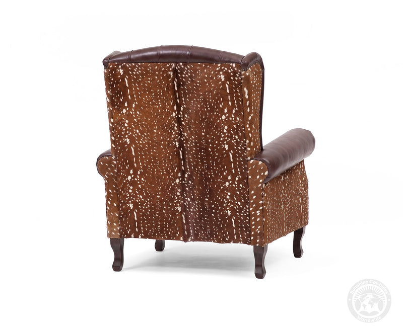 Farmhouse Wingback Chair - Antelope