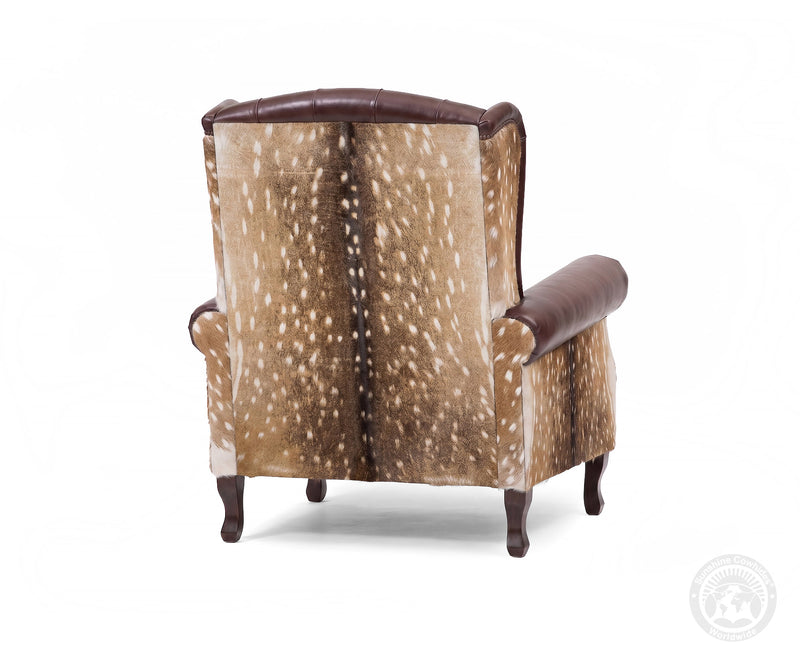 Farmhouse Wingback Chair - Antelope Light