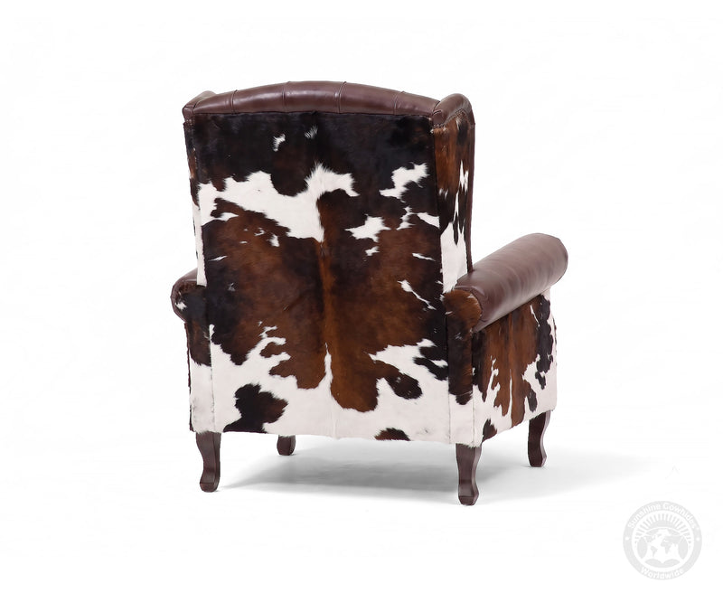 Farmhouse Wingback Chair - Reddish