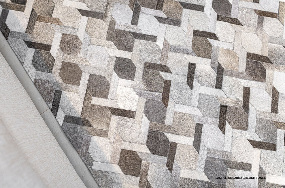 Rope Thread Design Rug - Custom Order — Luxury Cowhides
