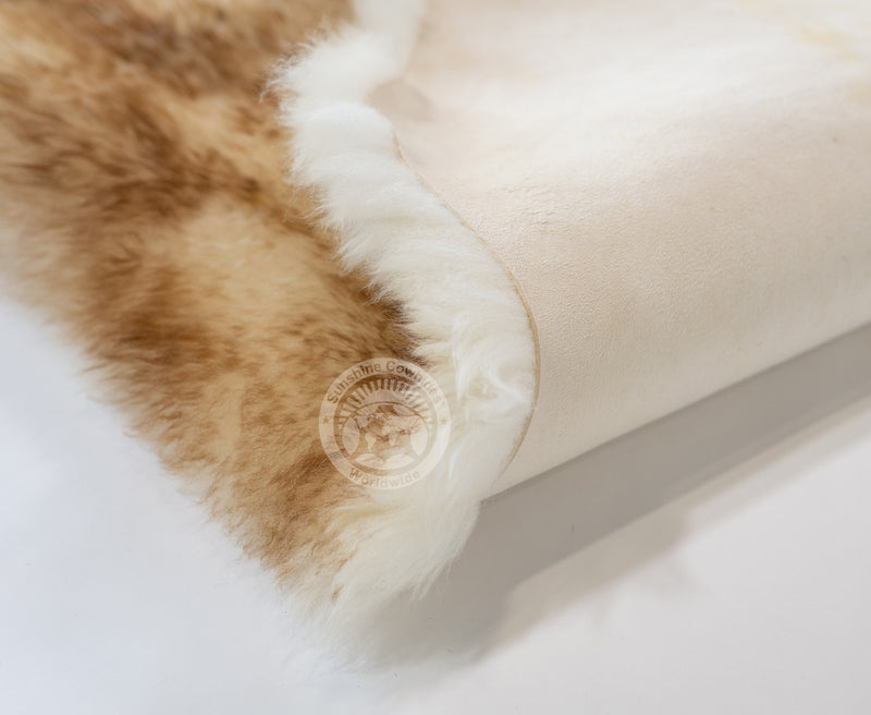 Sheepskin Rug - Exotic Brown Tipped - 3x6'