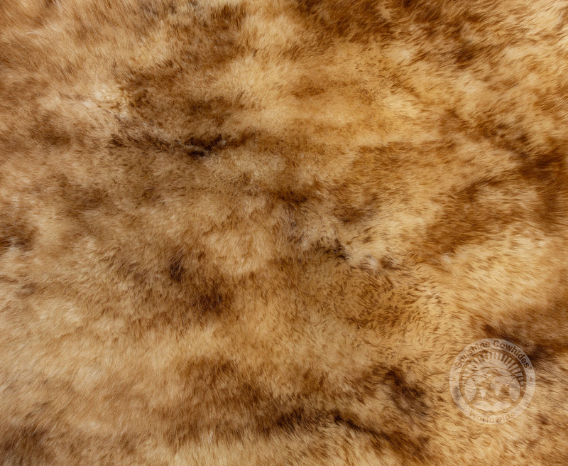 Sheepskin Rug - Exotic Brown Tipped - 3x6'