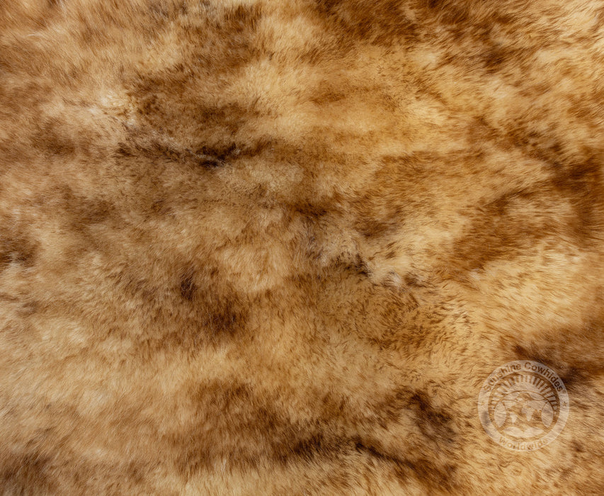 Sheepskin Rug - Exotic Brown Tipped - 3x6'