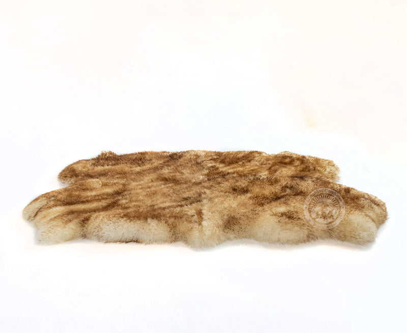 Sheepskin Rug - Exotic Brown Tipped - 3x6'