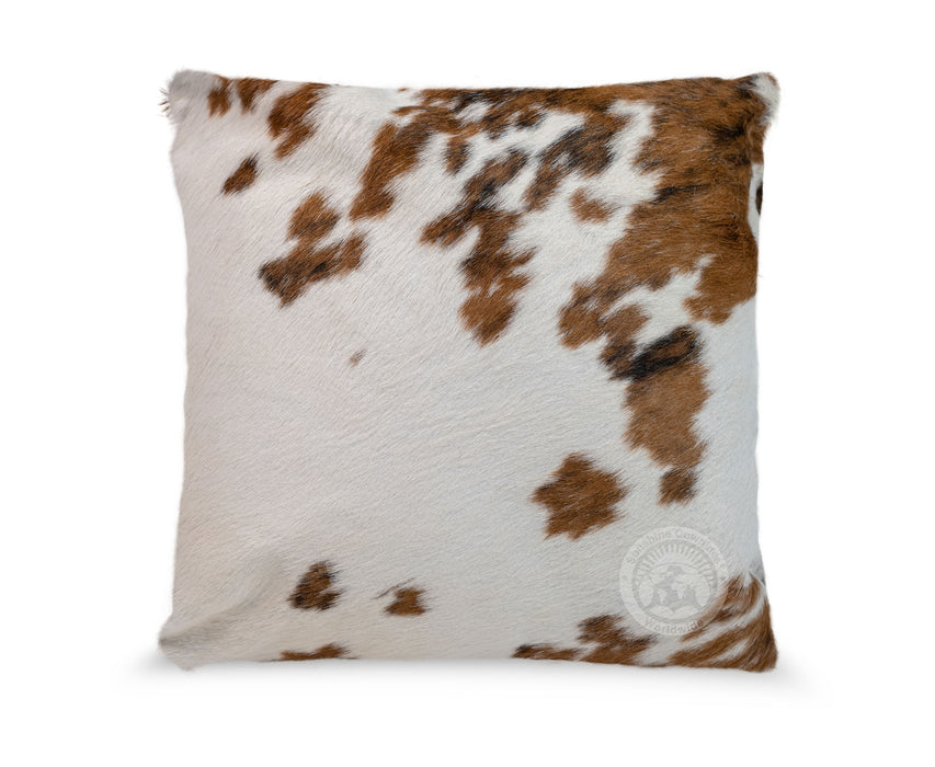 Tricolor Cowhide Pillow Cover