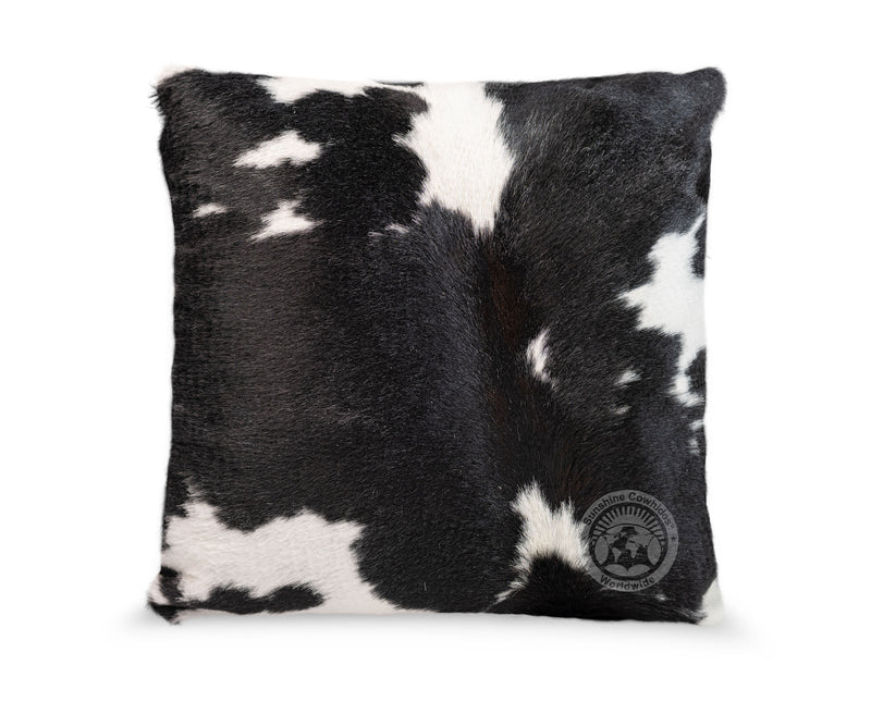 Tricolor Cowhide Pillow Cover