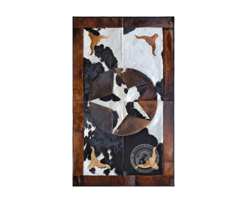 Rectangular Rodeo Rug - Star & Longhorn