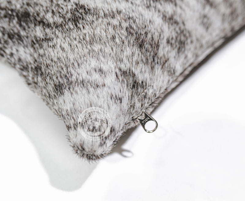 Light Brindle Cowhide Pillow Cover, 7 x 15"