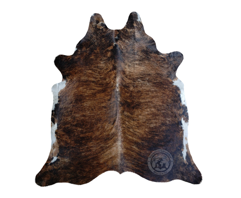 Brindle Dark Medium Cowhide Rug