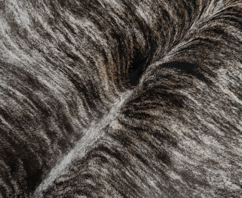 Brindle Blackish Cowhide Rug