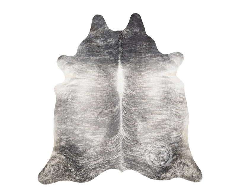 Brindle Light Grey Cowhide Rug