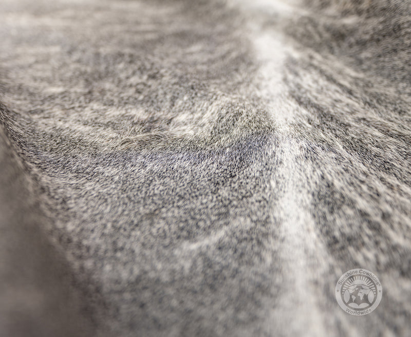 Brindle Light Grey Cowhide Rug