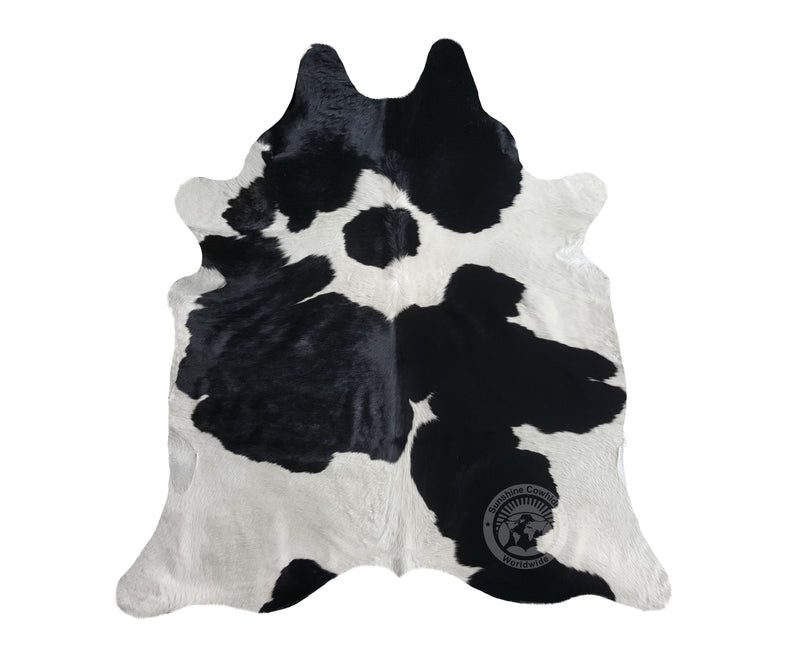 Black and White Cowhide Rug