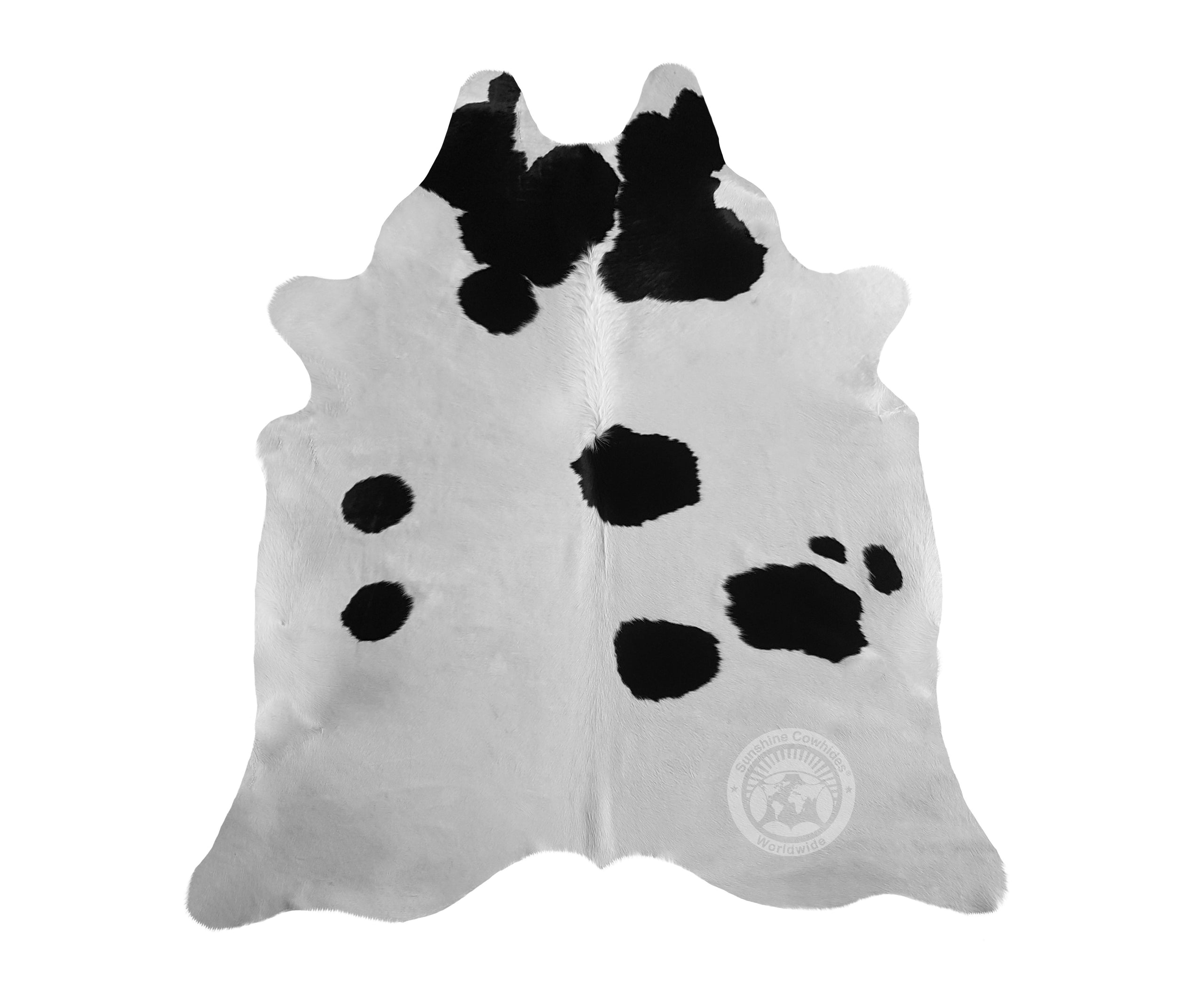 Black and White Cowhide Rug — Luxury Cowhides